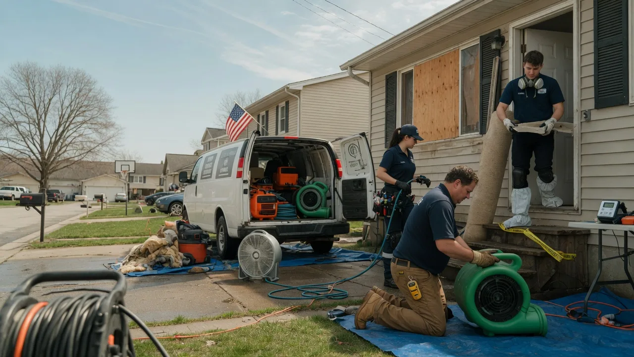 Water Damage Restoration in New Franken, WI near me